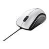 BUFFALO Wired Laser 3-Button Mouse, White, BSMLU108WH