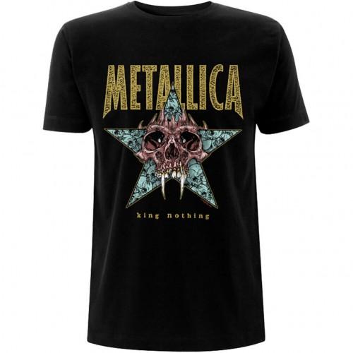 Metallica Футболка унисекс с принтом на спине King Nothing Back для взрослых