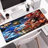 Sonic Theme Mouse Pad, Non Slip Rubber Base, Multifunctional Office & Home Decor, Perfect for Workspace Personalization.