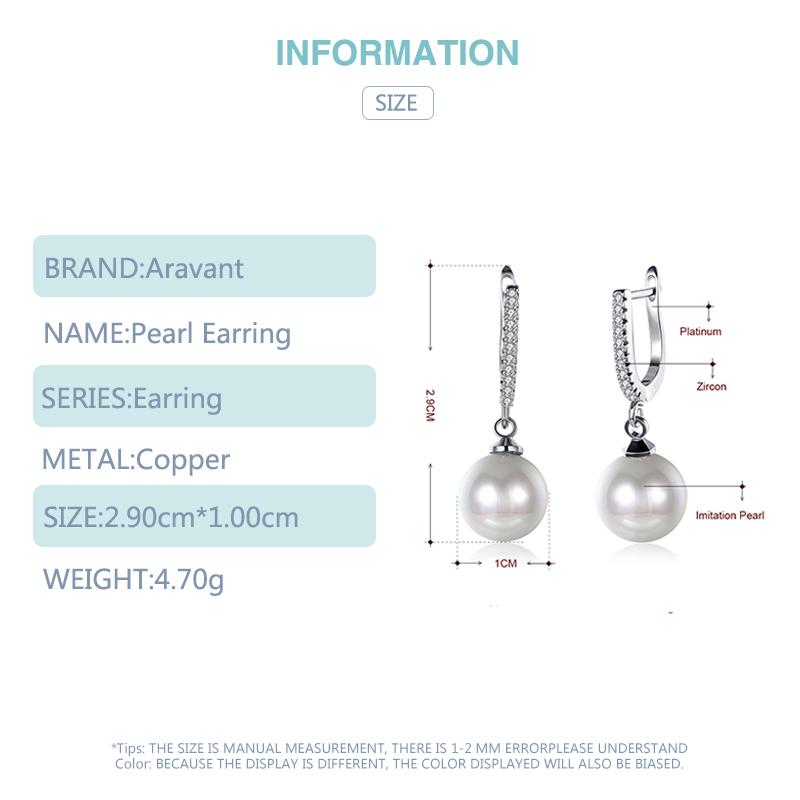 Новое поступление, женские серьги-капли с жемчугом и прозрачным цирконом, свадебные серьги, ювелирные изделия из жемчуга