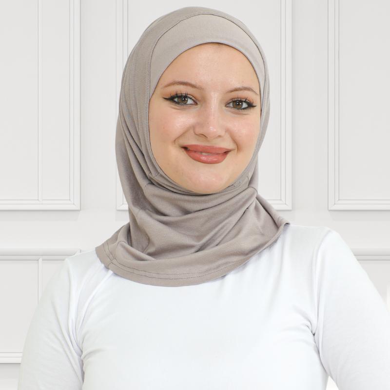Sport Instant Hijab For Women, Muslim Cotton Turban, Soft Head Scarf, Ready To Wear Hijabs Prayer Clothes, Islamic Wear