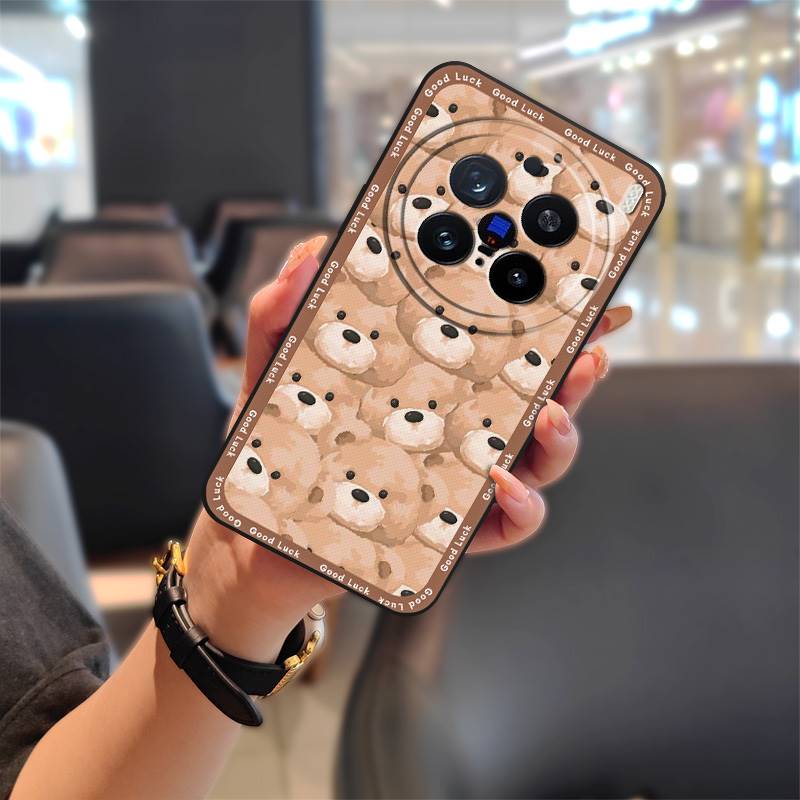 Задняя крышка водонепроницаемый чехол для телефона VIVO X200 Pro полный защитный чехол милый модный дизайн антипылевой прочный TPU