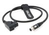 ZBLZGP D-Tap To Mini 4-Pin XLR Female Power Cable for TVLogic VFM Monitor Alphatron EVF