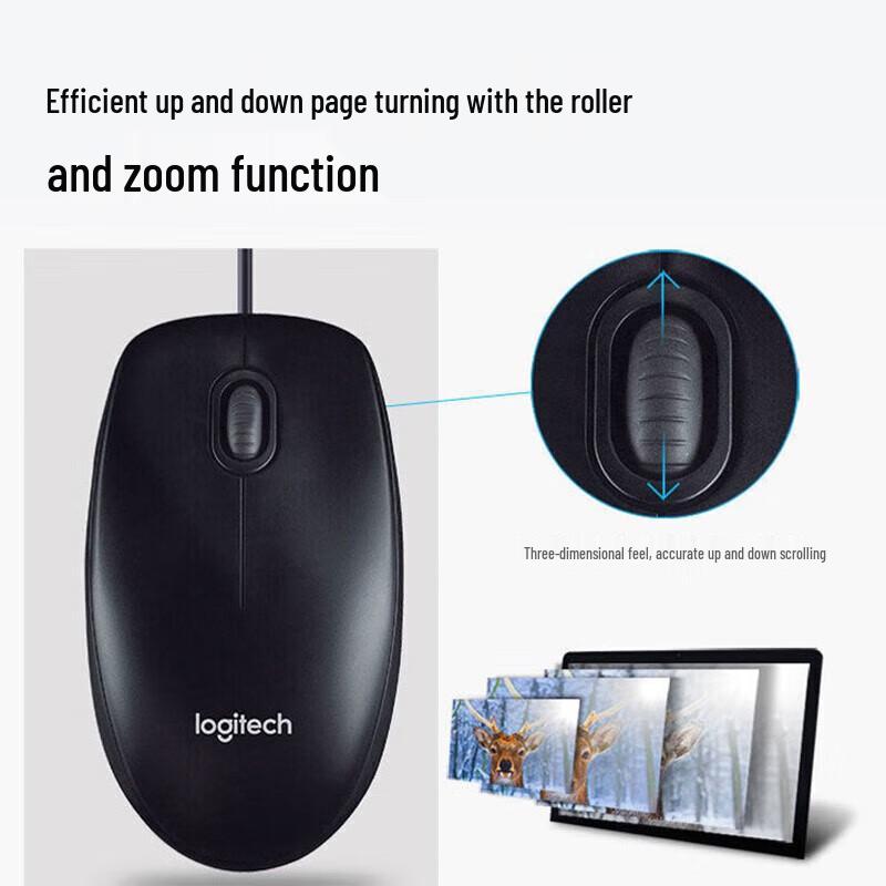 Проводная бизнес-мышь Logitech M91P