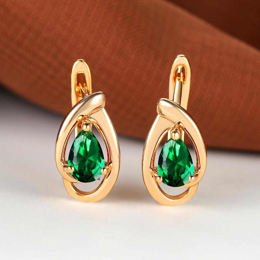 Серьги-капли цвета шампанского и циркона для женщин, серьги-кольца с кристаллами золотого цвета, свадебные украшения