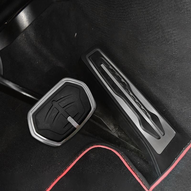 Нержавеющая сталь автомобильные педали акселератора и тормоза, накладка, аксессуары для BMW X1 F48 X2 F39 2016 2017 2018