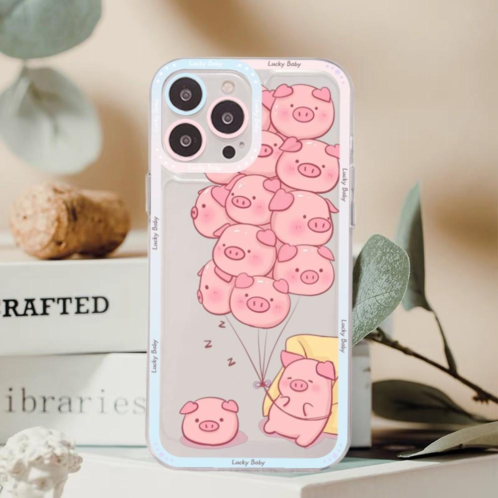 Чехол для телефона с милым мультяшным поросенком для Redmi 7 8 9 A для Redmi Note 5 7 8 9 10 11 Pro Max 4G 5G Funfas