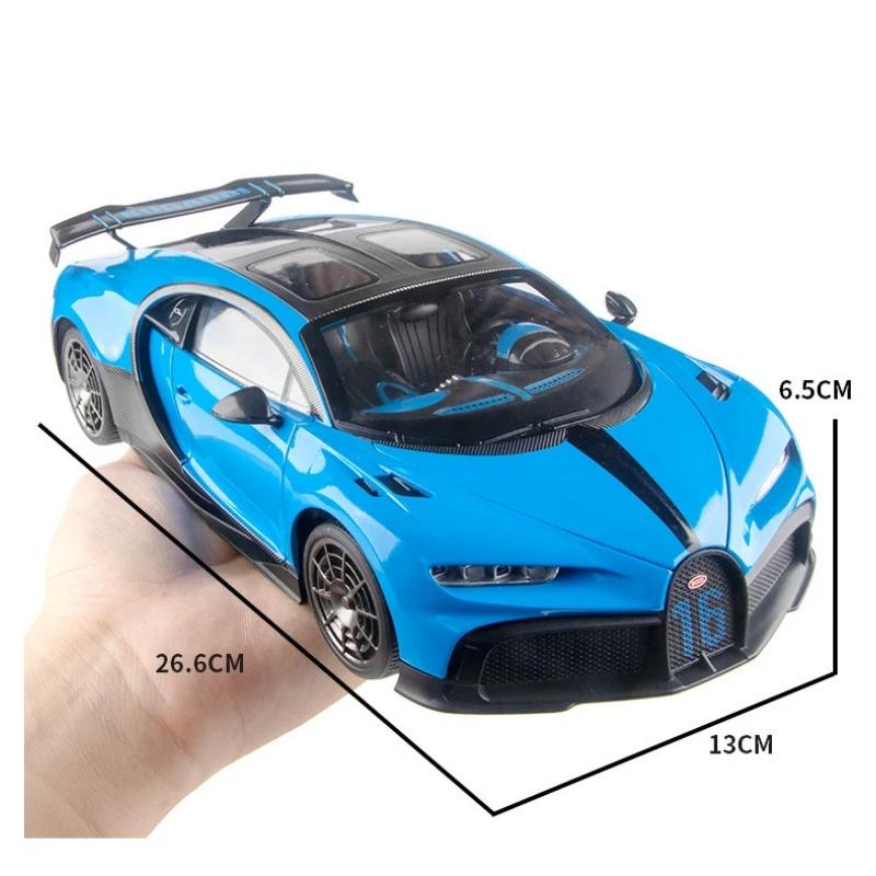 1/18 Суперкар Bugatti Chiron Сплав Литой Игрушка Масштабная Модель Автомобиля Звук и Свет Миниатюрный Транспорт Детская Игрушка Коллекция Декоративный Подарок