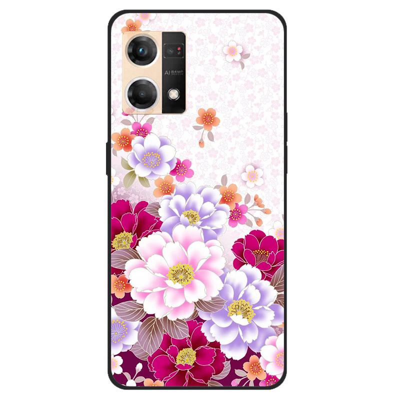 Чехол для Oppo Reno7 4G CPH2363 Ударопрочный Мягкий силикон ТПУ Задняя крышка Для Oppo F21 Pro F21Pro Чехлы для телефонов для Reno 7 4G Милый