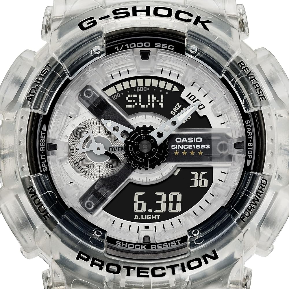 Casio G-Shock GA-114RX-7A Аналогово-цифровые часы Водонепроницаемые Ударопрочные Белые