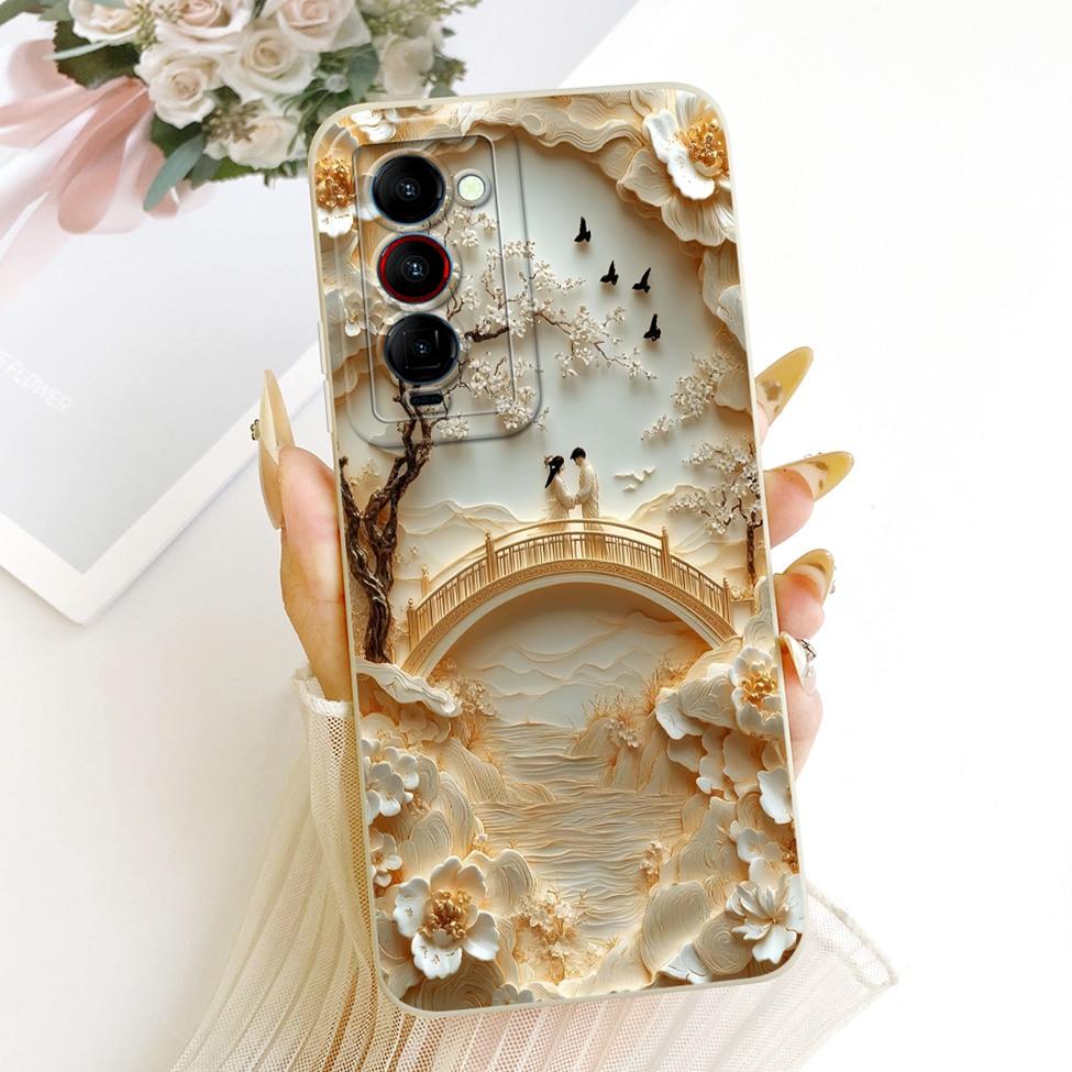 Чехол для Tecno Camon 18 Premier Чехол Модный Мультяшный Милый Забавный Расписной Силиконовый Чехол для Телефона CH9 CH9n
