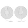 2pcs Breast Electrode Pads for Electric TENS Massager Physiotherapy Machine 11cm 4.3in