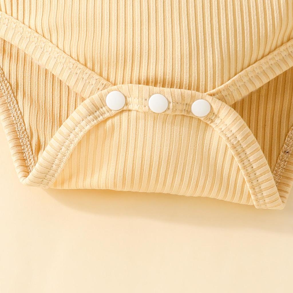 Baby Girls 3Pcs Outfits Long Sleeve Letter Print Romper + Butterfly Flare Pants + Headband Set Infant Clothes