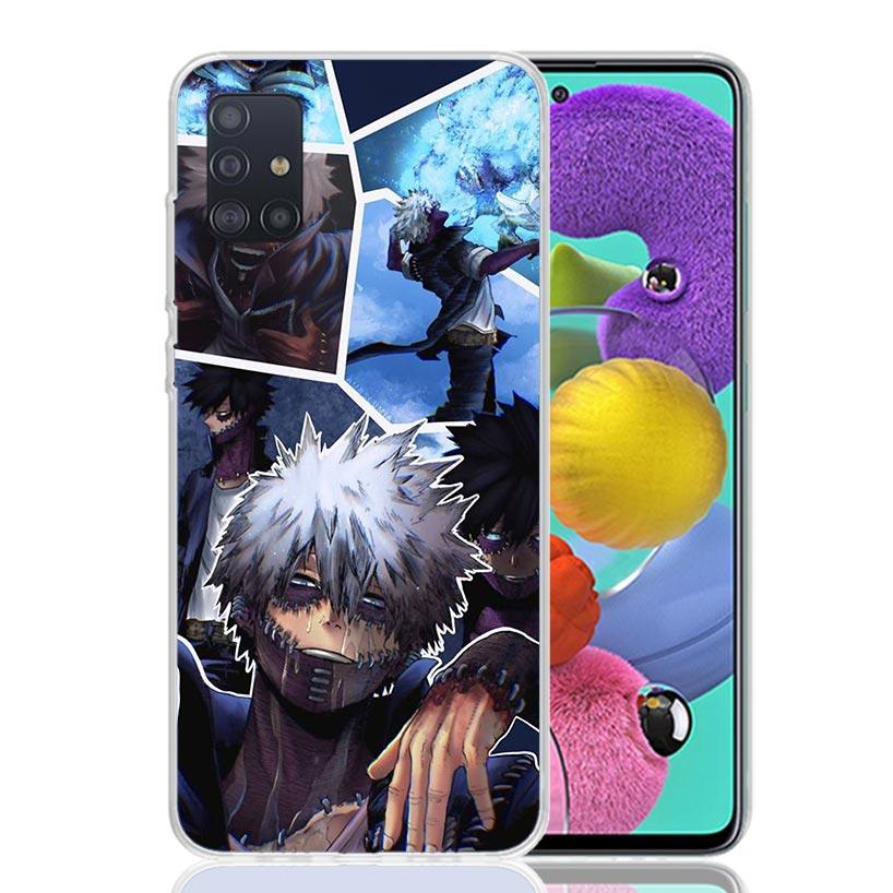 Чехол для телефона My Hero MHA Даби Bnha для Samsung Galaxy A52 A32 A22 A12 A02S A50S A30S A51 A31 AA71 Note 20 Ultra 10 S10 Plus Galaxy