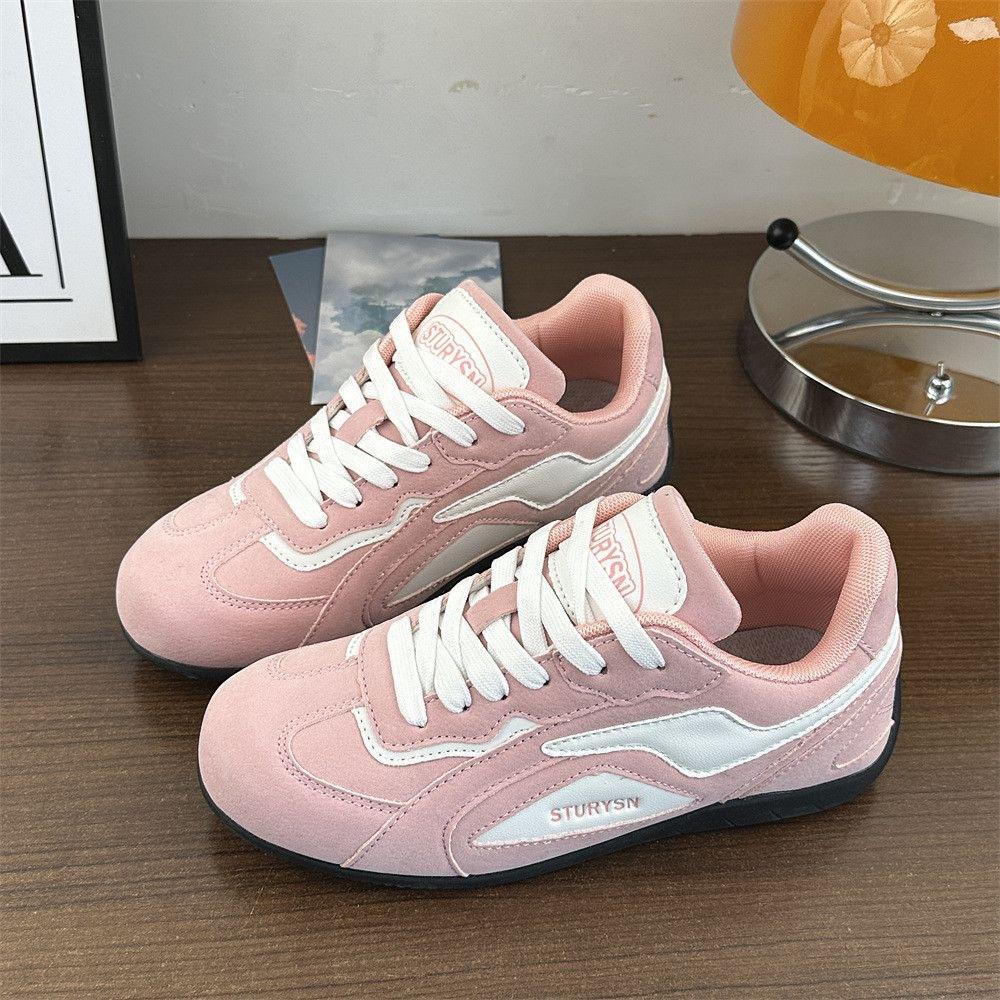 Thin-soled racing shoes Korean version ins trendy niche men and women couples retro casual Harajuku classic German training shoes board shoes