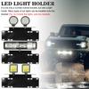 Светодиодная панель рабочего освещения передний бампер держатель номерного знака кронштейн освещения номерного знака универсальный держатель для автомобильного номера
