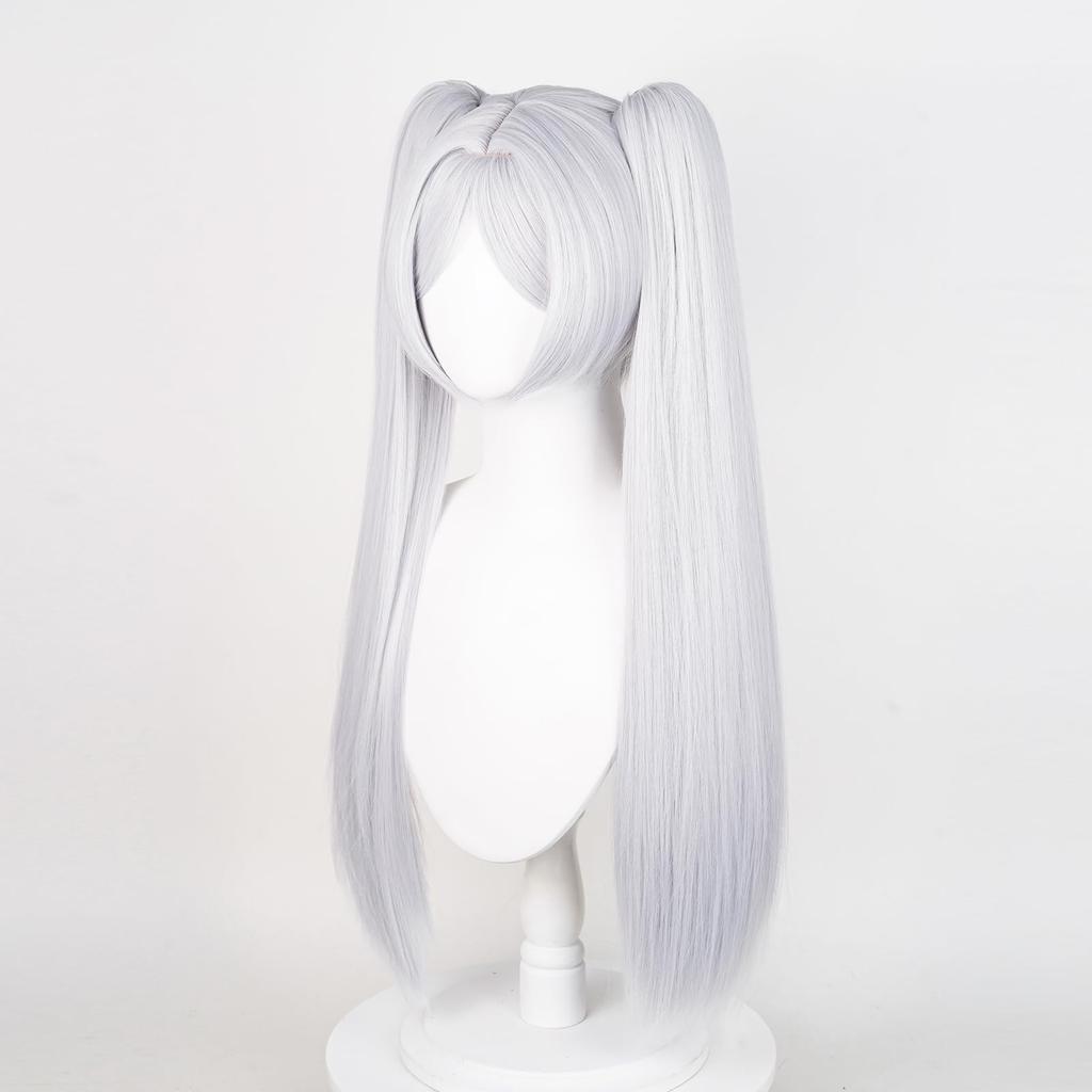 Pawpaw Freiren Wig, Fern Himmel Heiter, Cosplay Wig, High Temperature Resistant, School Festival Wig with Net (Freiren Wig)
