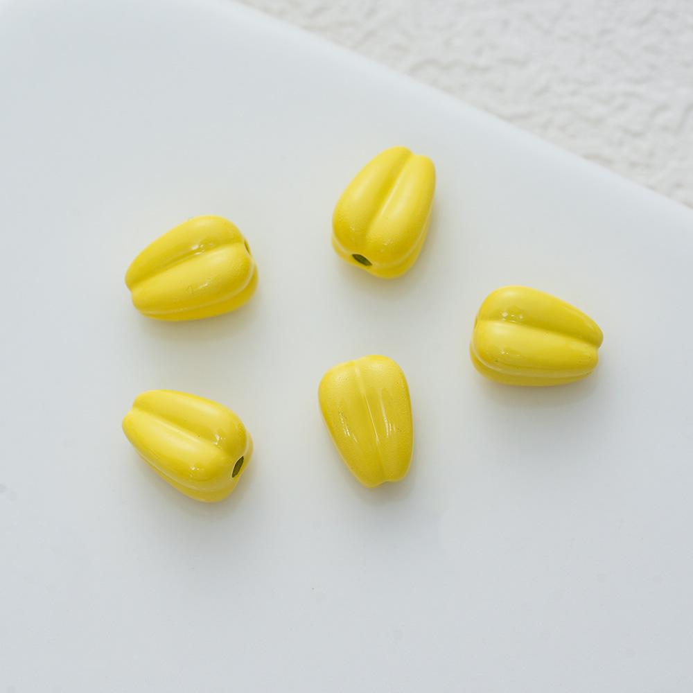 Цвет сплава Бутон Сделай сам Аксессуары Ручная работа Ювелирные изделия Разделитель бусин в виде цветка тюльпана Материал для бисерного ожерелья Цепочка для мобильного телефона