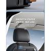 SEAMETAL PU Leather Car Seat Back Organizer Multi-functional Auto Seat Headrest Hanging Storage Bag With Tissue Box Drink Holder