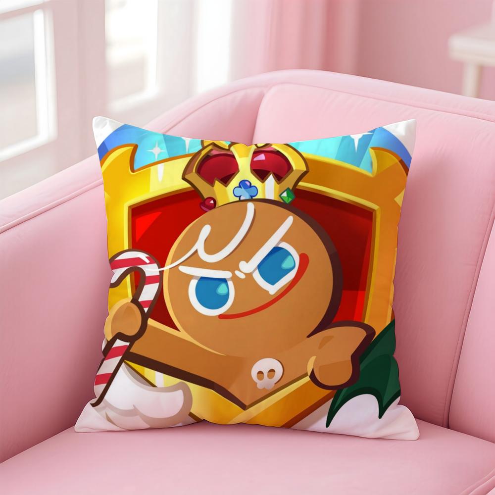 Чехол на подушку C-Cookie Run K-Kingdom для дома и автомобиля, многоцелевой, двусторонний, мягкий и прочный, для повседневного использования