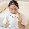 Cartoon Kitten Ball Nap Pillow Cat Circular Kitten Ball Plush Pillow  School