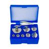 STEELMIGHT M2 Высокоточный набор гирь, 8 штук (1 кг, 10 г, 20 г, 50 г, 100 г, 200 г, 500 г) - Гири для цифровых весов, Цифровые ювелирные весы, Измери