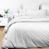 Cotton Duvet Cover 260x240 Cm PERCALE White, by Soleil D'ocre