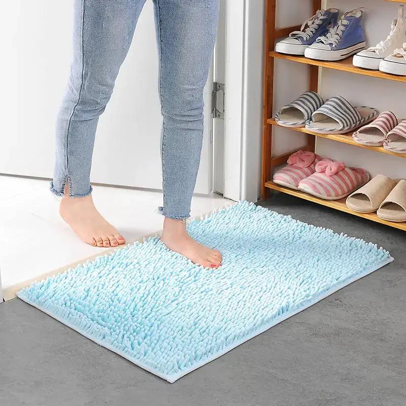 Rectangular Floor Door Mat Carpet, 40X60cm, Soft, Non - slip, Bathroom, Floor Door Mat, Dirt Barrier