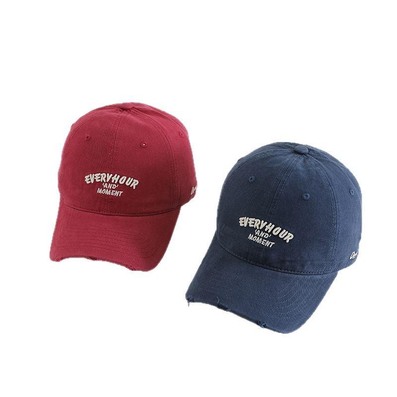 Новая вышитая бейсболка для девочек, японская широкополая тонкая шляпа с мягким верхом, из чистого хлопка, универсальная, с козырьком-уткой