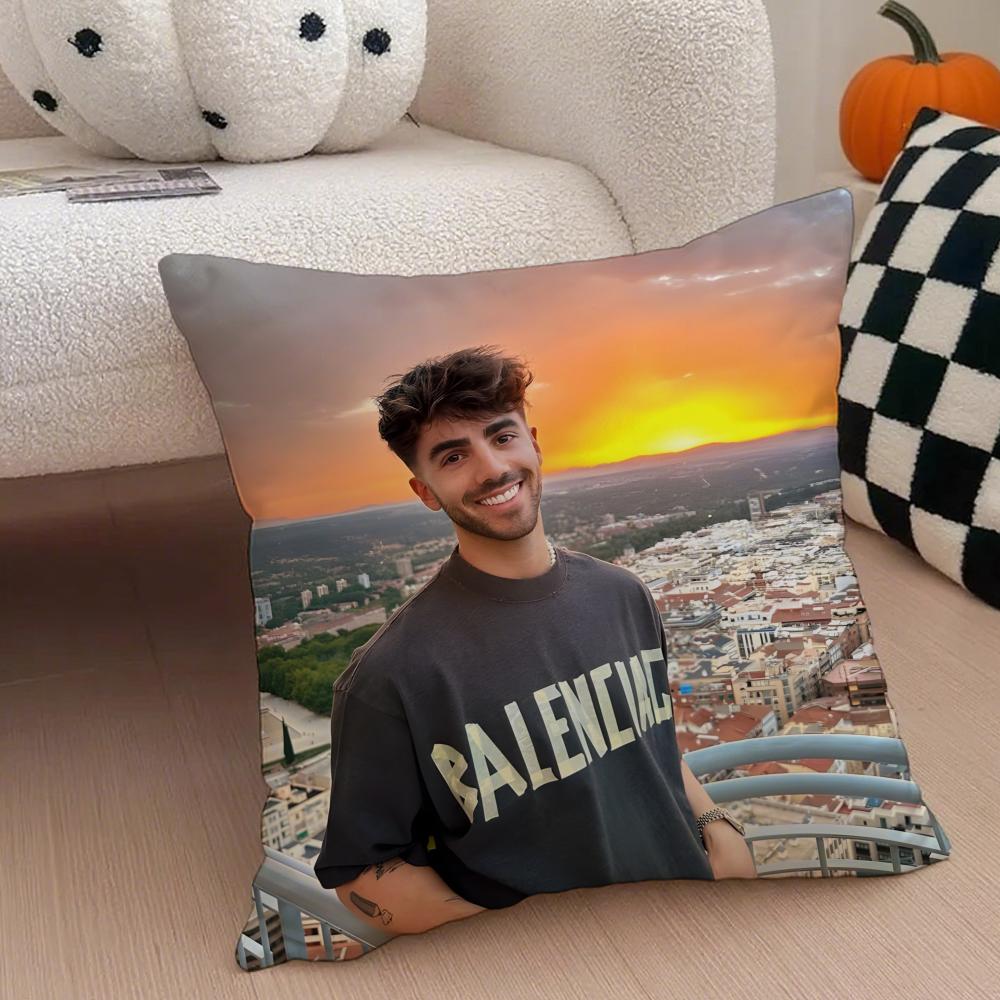 Creative Funny Argentine Creator FFede Vigevani Cushion Cover Throw Pillow Cover Hidden Button Durable Polyester Chair Cushion