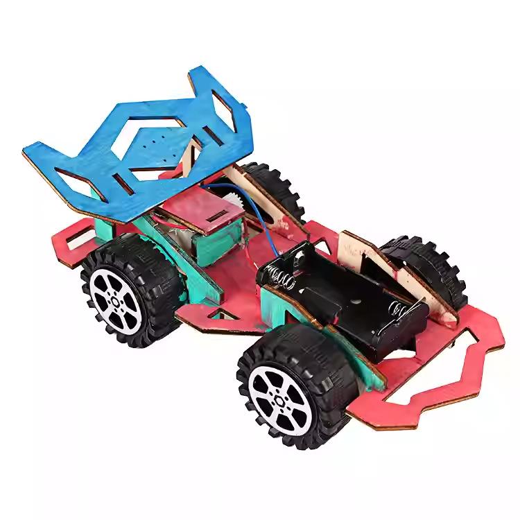 Деревянный электрический гоночный автомобиль DIY для детей - Образовательный и увлекательный научный эксперимент