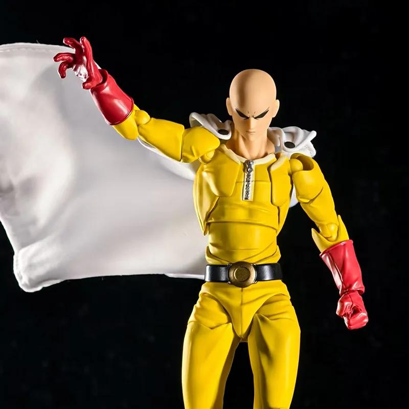 Amazing Yamaguchi Revoltech PUNCH-MAN Saitama Фигурка Действия Статуэтка Аниме Игрушка Ko Коллекция Моделей Декор Подарок KAIYODO ONE ПВХ Подвижная Сочлененная Масштаб