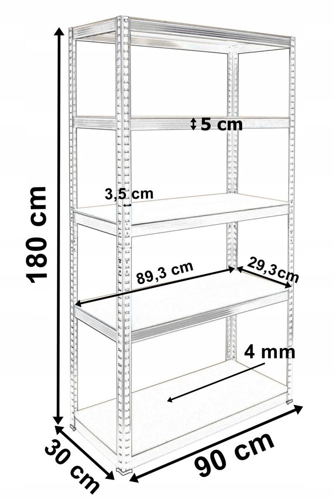 R6-FX (5P) black bookcase