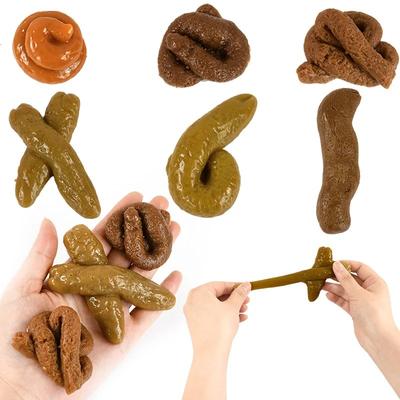 Реалистичная Какашка Безопасный и Мягкий Пластик Поддельная Какашка Смешные Игрушки-Приколы Розыгрыши Шутки Игры Вечеринка Подарок Антистресс Гаджет Сжимаемая Игрушка