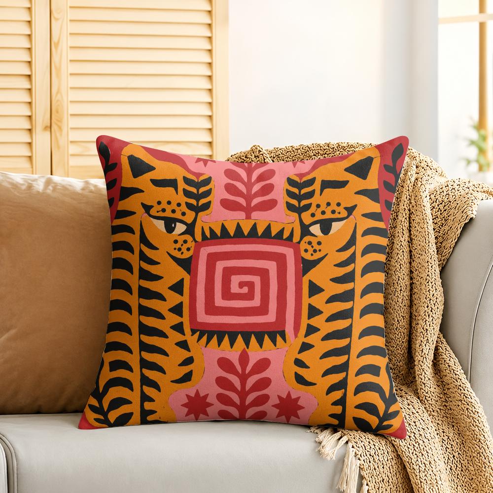 Matisse Abstract Art Print Cushion Cover Silky Short Plush Invisible Zipper Dustproof Sofa Pillow Case For Home Decor