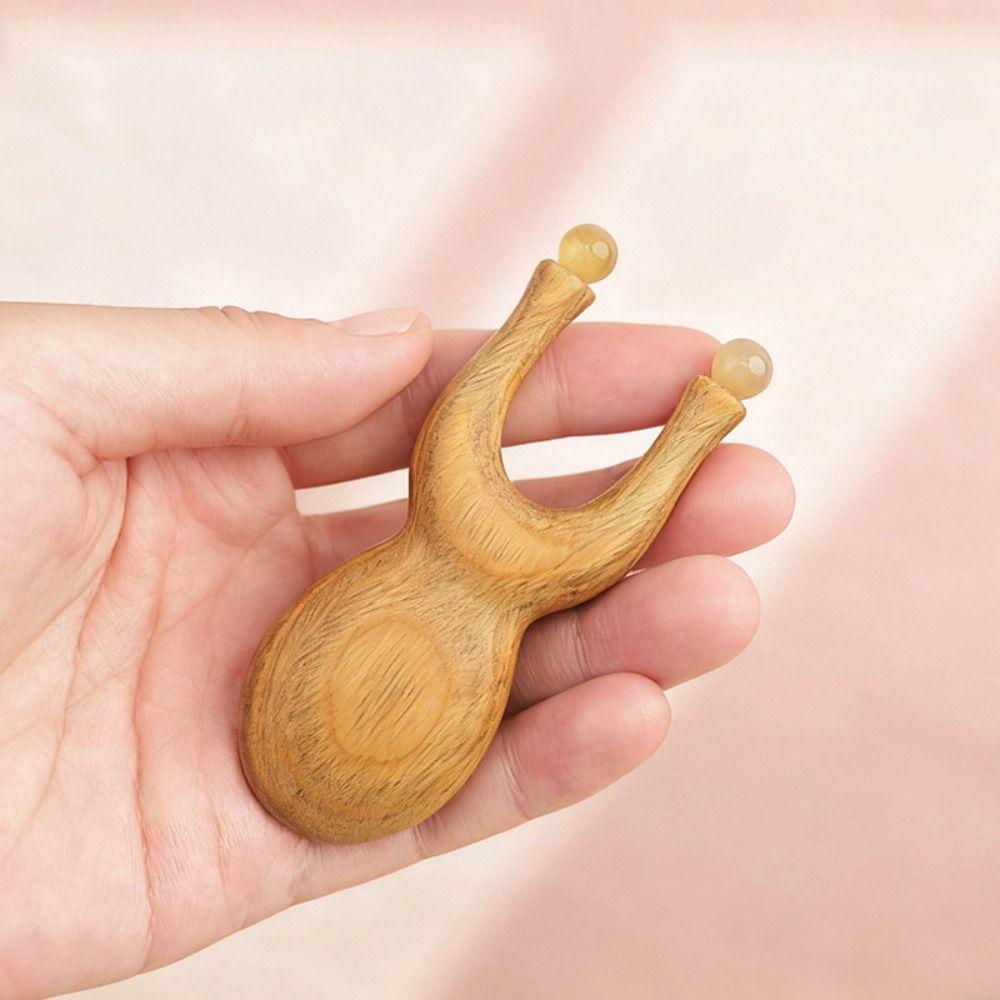 Fascia Lifting Guasha Face Massager Tool Antistatic Wood Gua Sha Tool  Birthday Gift