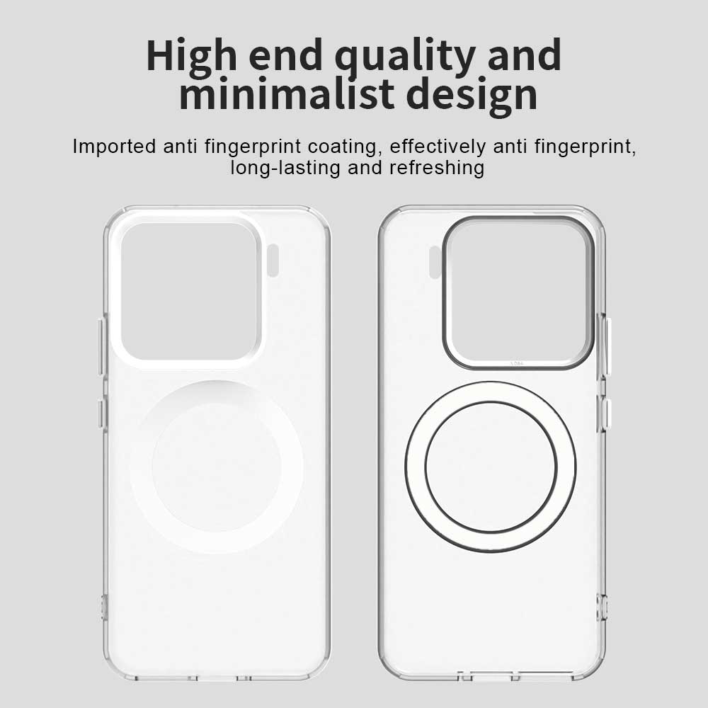For Xiaomi 15 Pro Case Magnetic Case Skin Touch Matte Anti Drop TPU+PC Phone Back Cover
