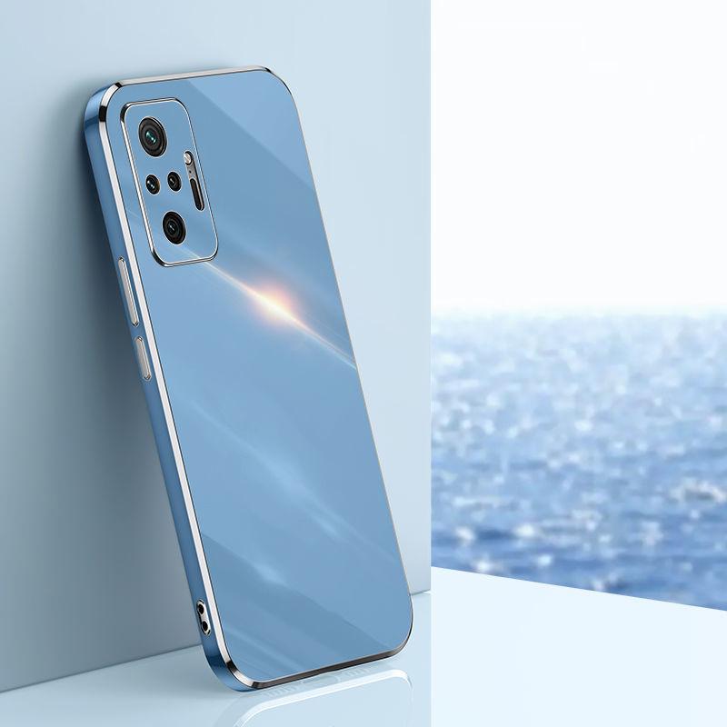 Для Xiaomi Redmi Note 10 Pro Чехол Роскошный квадратный чехол Redmi Note 10Promax Чехол для телефона Противоударный силиконовый чехол-накладка Fundas