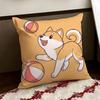 Cheeky Adorable Shiba inu Cushion Cover Reversible Soft Durable Pillow Cover Home  Car MultiScene Use for Daily Comfort