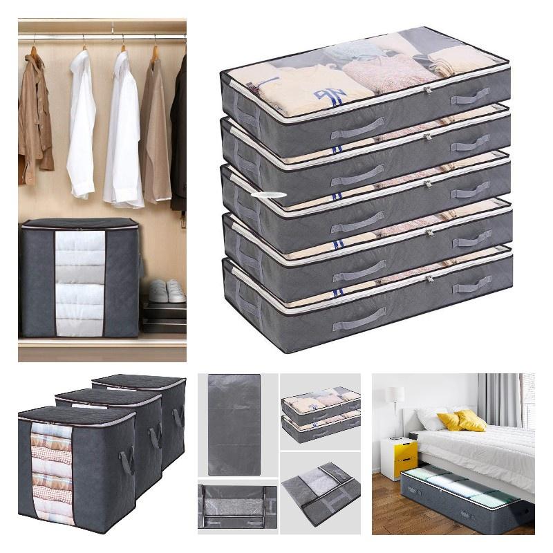 Durable Non-woven Fabric Bedside Storage Box For Clothing And Other Miscellaneous Items