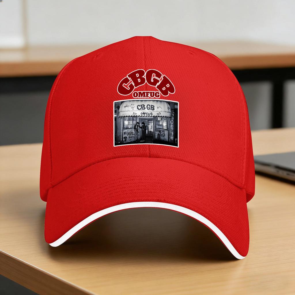 Cbgb Omfug Casual Baseball Cap Hiking Fishing Trucker Hat Spring Adjustable Unisex Unisex Classic Baseball Caps