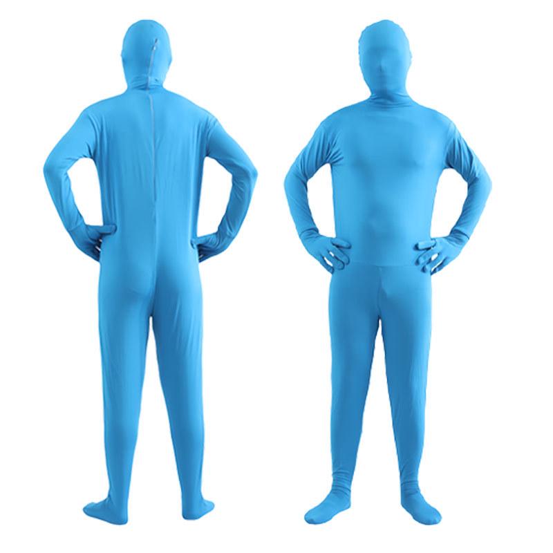 Men's Solid Color Black Invisible Halloween Jumpsuit (Available for Kids)