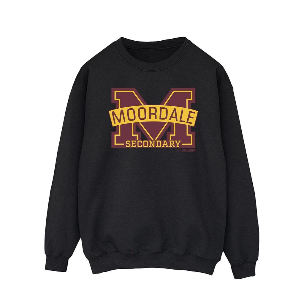 Netflix Mens Sex Education Moordale M Logo 2 Sweatshirt