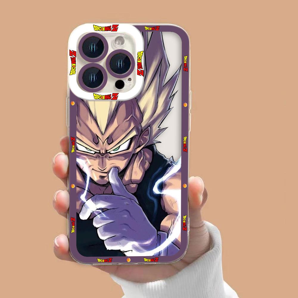 D-Dragon Ball Z Super Saiyan Clear Phone Case For Realme 15 5 6 7 7I 8 8I 9 9I 10 12 NOTE 70 C75 C71 C67 C65 C55 C53 C35 Case