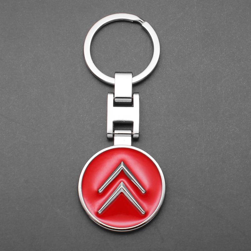 Metal Leather Citroen C1 C2 C3 C4 Saxo C4L C5 C6 VTS C-ELYSEE Picasso Cactus For Car Keychain Key Rings Key Holder Accessories