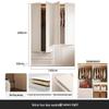 Modern Solid Wood Wardrobe: Light Luxury Storage Solution for Small Apartments