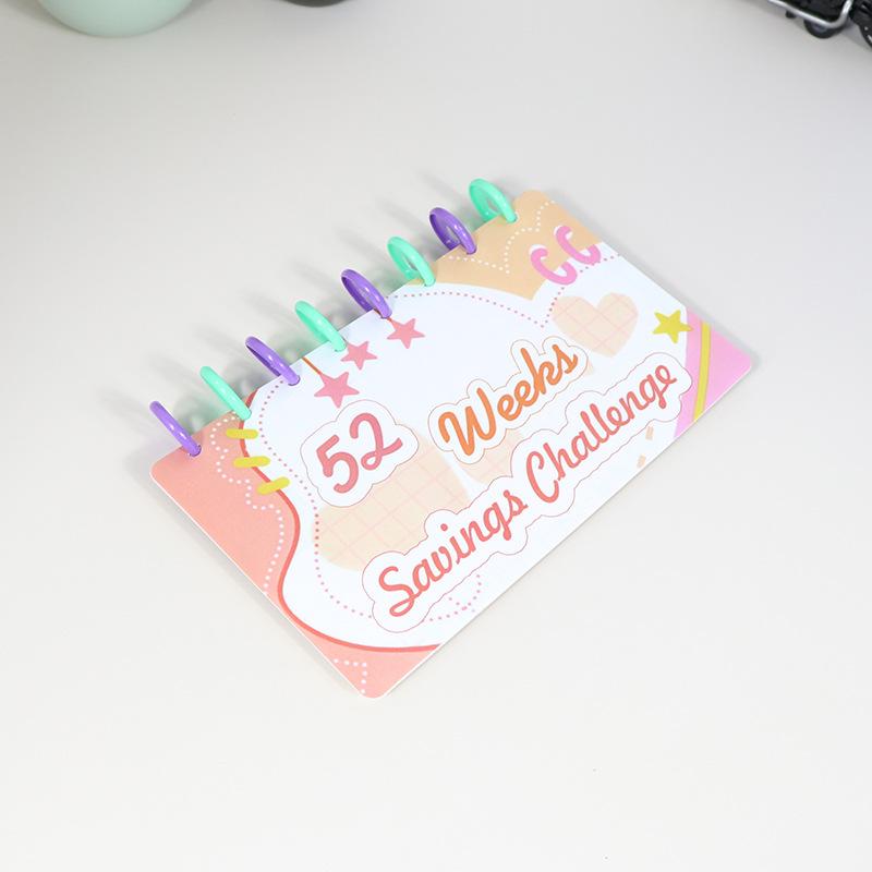 1 шт. Папка-регистратор для сбережений, 52 недели сбережений, многоразовая бюджетная книга для планировщика экономии денег, Рождество, Хэллоуин, День благодарения