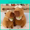 Plush Capybara Backpack Super Soft Stuffed Animal Creative Doll Gift Unique