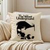 Music Experimental The VVelvet UUnderground Cushion Cover Pillowcase Antidustmite living Room Sofa Decor Cushion Room