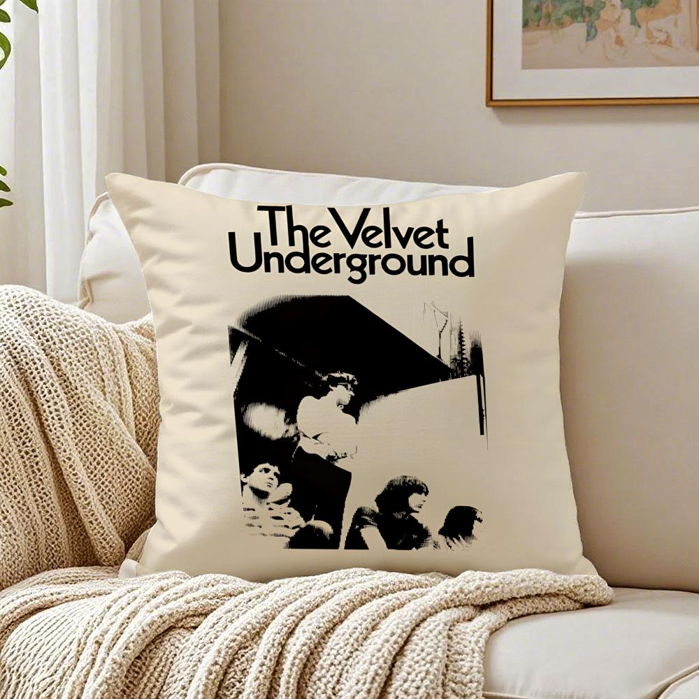 Music Experimental The VVelvet UUnderground Cushion Cover Pillowcase Antidustmite living Room Sofa Decor Cushion Room